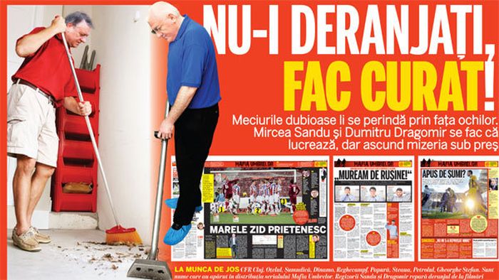 Sandu: "Ne-ați pus cu mături, la mișto! Poate vă măturăm noi pe voi!"