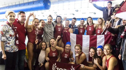 Rapid renaște din apă. Clubul din Giulești și-a asigurat titlul național la polo feminin, cu un turneu înainte de finalul sezonului