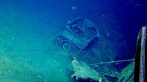Ce „bijuterie” au descoperit pe un portavion scufundat în 1942, în Pacific, în Al Doilea Război Mondial