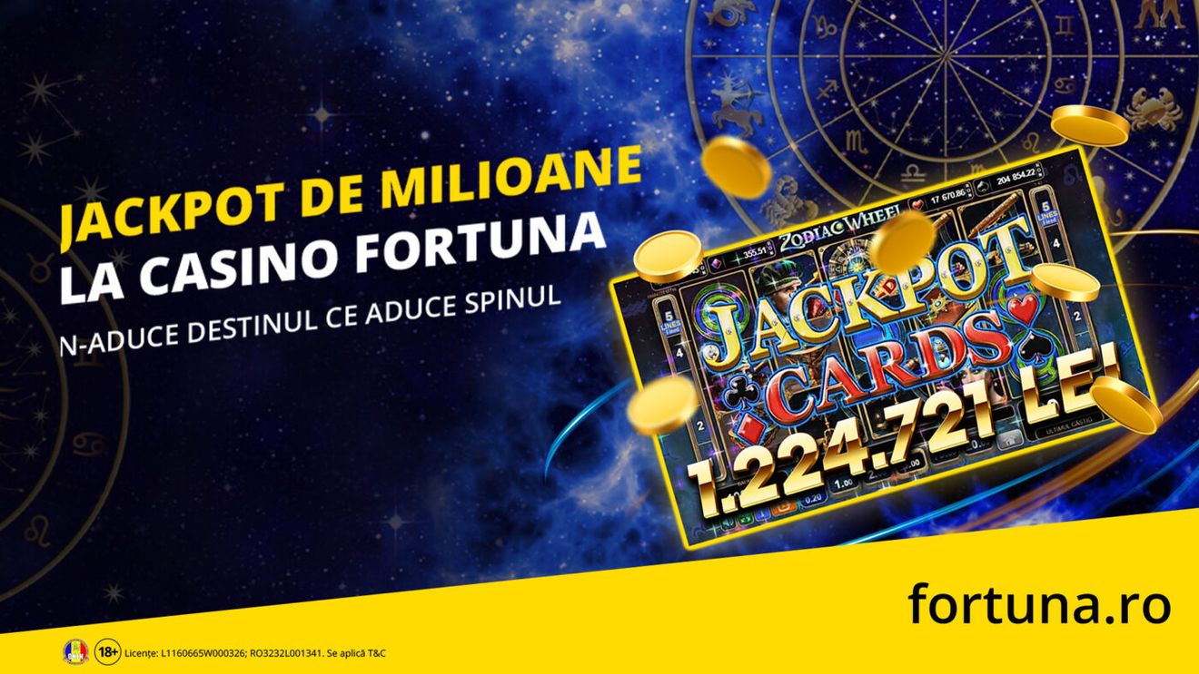 E bine, e foarte bine, cade Jackpotu’ pe tine