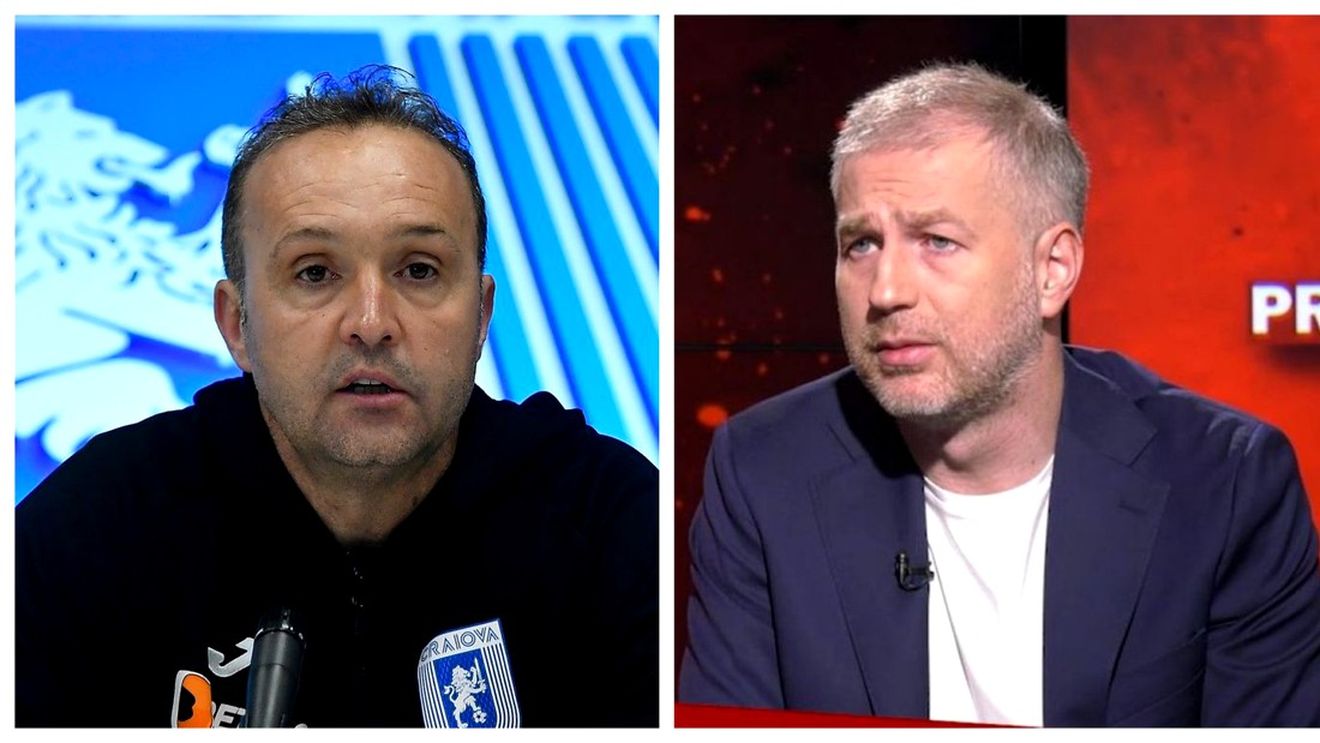 Edi Iordănescu şi Cornel Papură, marea împăcare! Ce şi-au spus cei doi antrenori la derby-ul CFR - Craiova