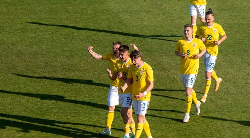 VIDEO | România U19 a debutat la Turul de Elită cu un succes zdrobitor. Tricolorii au învins la scor Georgia U19, iar printre marcatori s-au regăsit și doi fotbaliști din Liga 2