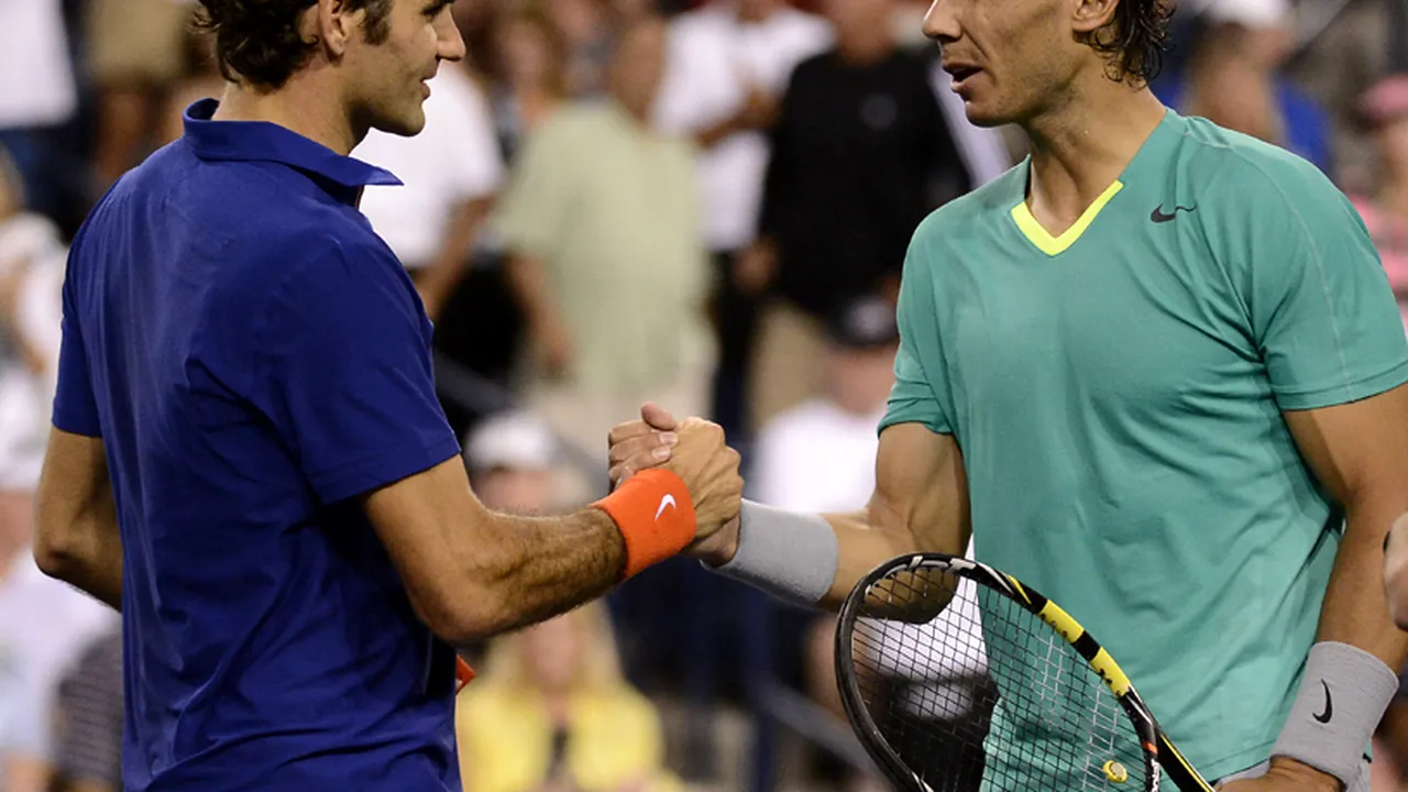 Rafael Nadal și Roger Federer, la un singur pas de o altă confruntare istorică! În joc este șefia mondială în ATP, la fel ca în vremurile bune când cei doi jucători dominau tenisul mondial