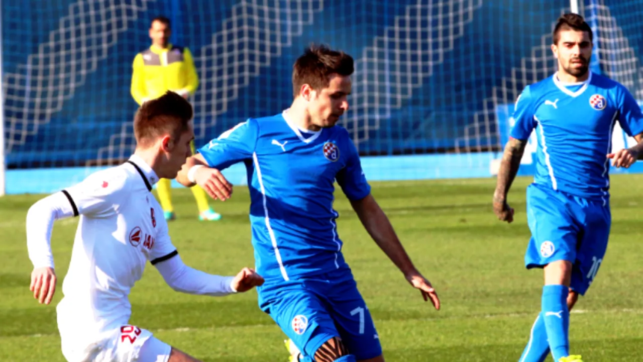 Mățel, integralist pentru Dinamo Zagreb în meciul cu Rijeka. Florentin Matei a jucat 64 de minute