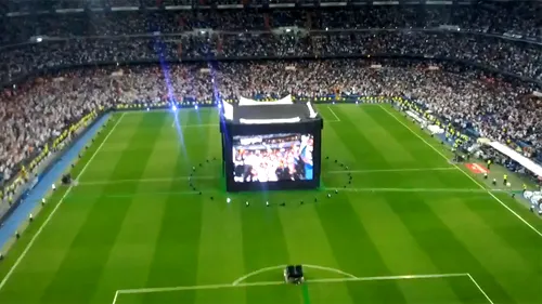 Momentul în care Santiago Bernabeu a 