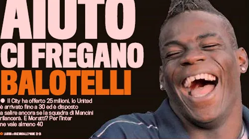 Război între „cetățeni” și „diavoli” pentru Balotelli! Cum  vor arăta cele două echipe sezonul viitor!?