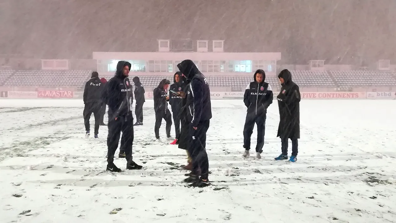 LIVE TEXT | Meciul FC Botoșani - Dinamo, amânat! În Moldova ninge ca-n povești. Toate evenimentele petrecute | GALERIE FOTO
