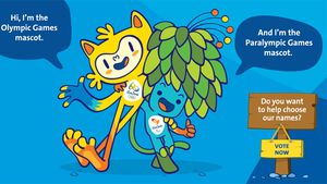 Mascotele fără nume de la Jocurile Olimpice de la Rio cer ajutorul fanilor. Oba și Eba sau Vinicius și Tom? 