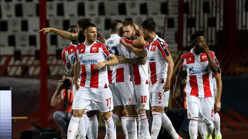 Steaua Roșie Belgrad - CFR Cluj 4-0. Înfrângere usturătoare a campioanei României la Belgrad! Jucătorii lui Marius Șumudică sunt ca și eliminați din Europa League