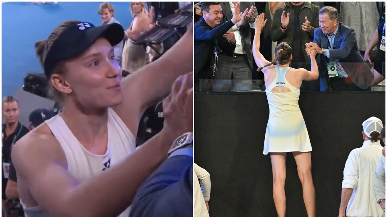 Elena Rybakina a urcat în tribune la miliardarul mai bogat decât Ion Țiriac, după triumful de la Australian Open. VIDEO