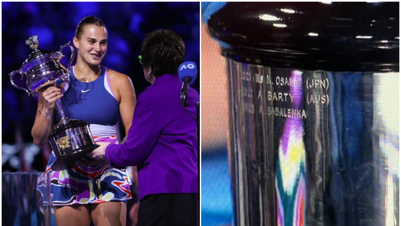 Cum a reacționat Aryna Sabalenka după ce organizatorii Australian Open nu i-au gravat numele țării pe trofeu: „Toată lumea știe că sunt din Belarus!" FOTO