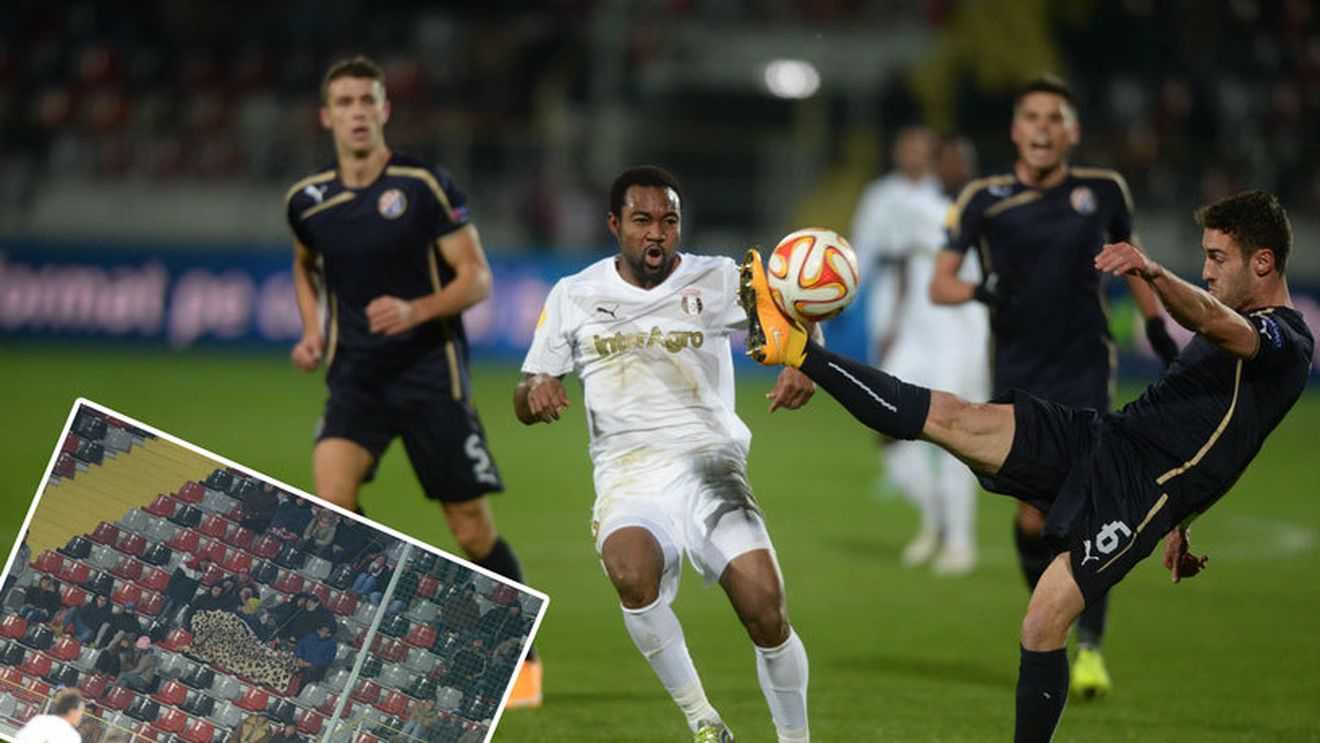  ANTOLOGIC | Imaginea serii în Europa League vine de la Giurgiu! Fotbalul ca o pradă. Cum au urmărit acești fani meciul Astrei :)