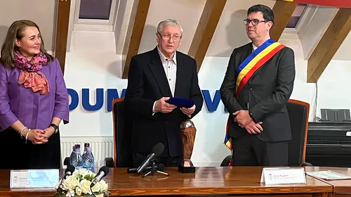 Emeric Dembroschi a devenit pentru a cincea oară cetățean de onoare al unei localități. Când spune că România va marca din nou contra Braziliei