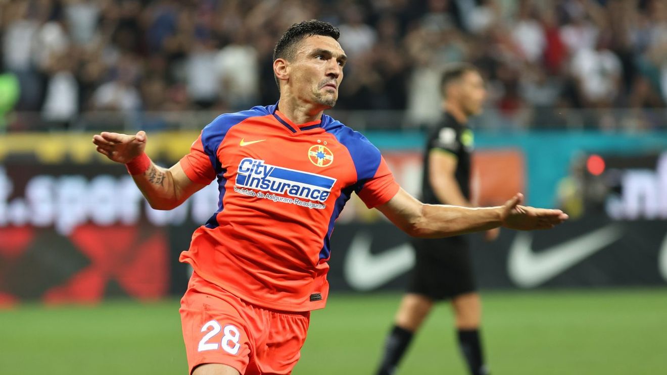 Claudiu Keșeru, modest după victoria din derby-ul FCSB - Dinamo. „A fost minunat! Încerc să țin ritmul cu cei tineri, nu mai am 20 de ani!”