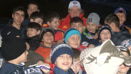 Juniorii de la Prosport Focșani,** în vizită la naționala de fotbal a României