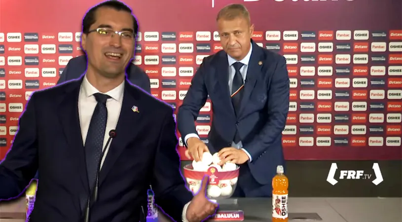 Răzvan Burleanu, reacție cu zâmbetul pe buze despre tragerea la sorți buclucașă pentru Cupa României! S-a luat în calcul repetarea evenimentului, dar și schimbarea modului de determinare a jocurilor