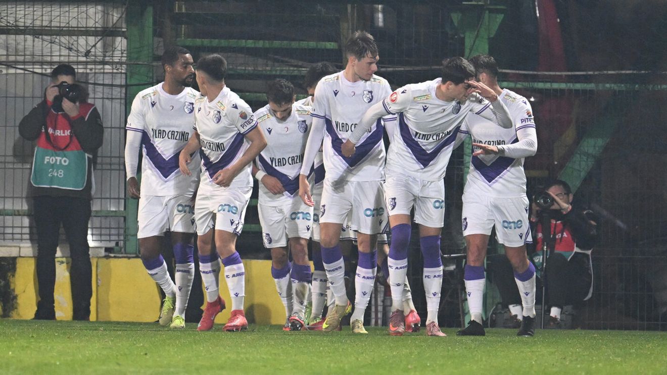 Csikszereda - FC Argeș 0-2, în etapa 19 din Superliga. Echipa piteșteană își consolidează locul 5