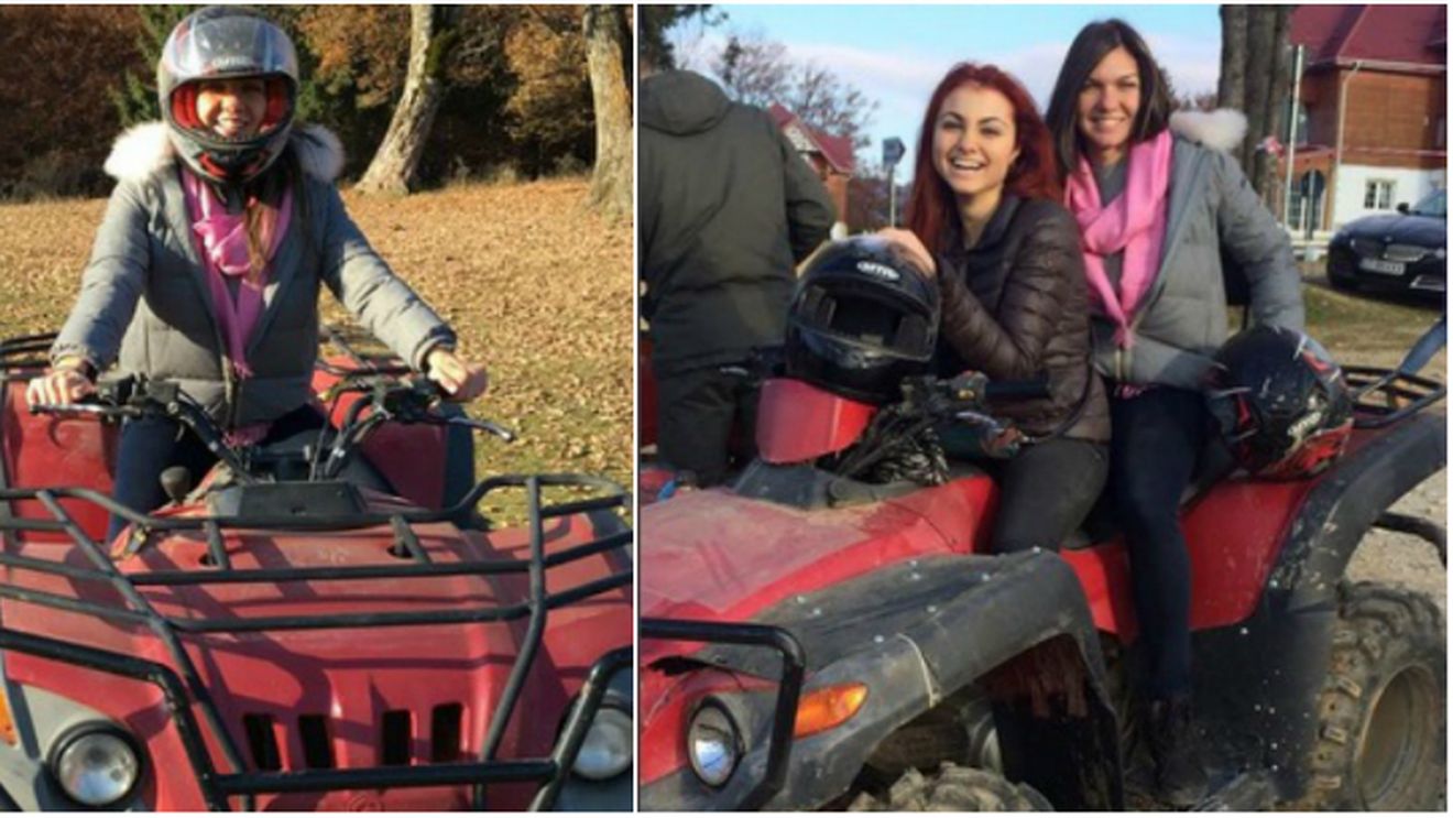 FOTO | "Mad Simo" a făcut ture cu ATV-ul! Imagini inedite din vacanța Simonei Halep. Unde va efectua constănțeanca antrenamentele în perioada următoare