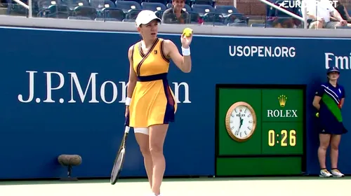 Simona Halep, calificare lejeră în turul al treilea la US Open după 6-3, 6-1 cu Kristina Kucova! Video Online. Românca a fost superioară la toate capitolele