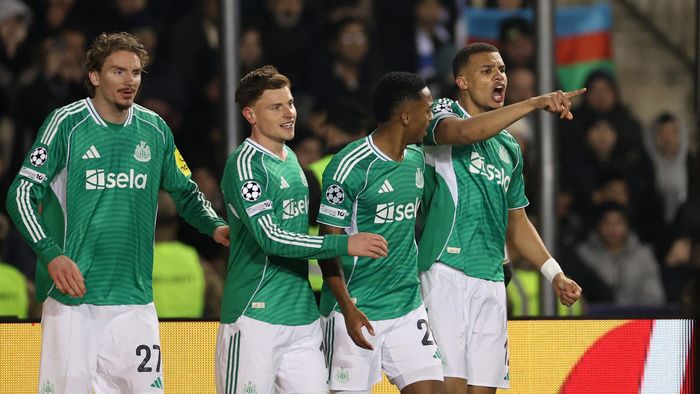 Qarabag - Newcastle 0-2, Live Text Online, în primul meci al serii din Liga Campionilor! Celelalte partide, inclusiv Bodo/Glimt - Inter, se joacă de la 22:00