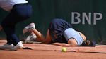 Accidentare incredibilă la Roland Garros. Jucătoarea s-a lovit cumplit de un panou publicitar și a abandonat!