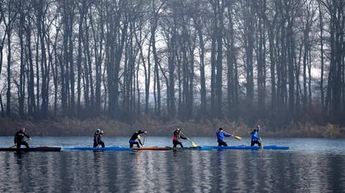 REPORTAJ | Botezul din apa înghețată. ProSport a asistat din șalupă, pe lacul Snagov, la ultimul antrenament din 2014 al unicilor campioni mondiali de anul trecut