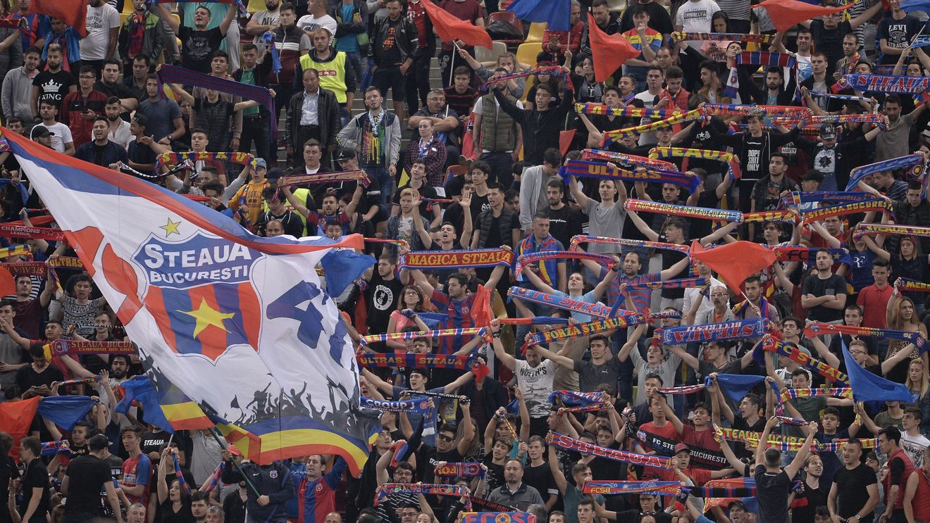 Au încercat și ei ceva...Bannerul obscen prin care fanii FCSB au vrut să spele rușinea: "Azi n-am avut coregrafie..."