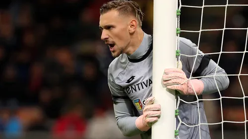 Ionuț Radu a salvat Genoa într-un moment delicat! VIDEO | Penalty apărat de căpitanul României U21 în meciul cu Atalanta