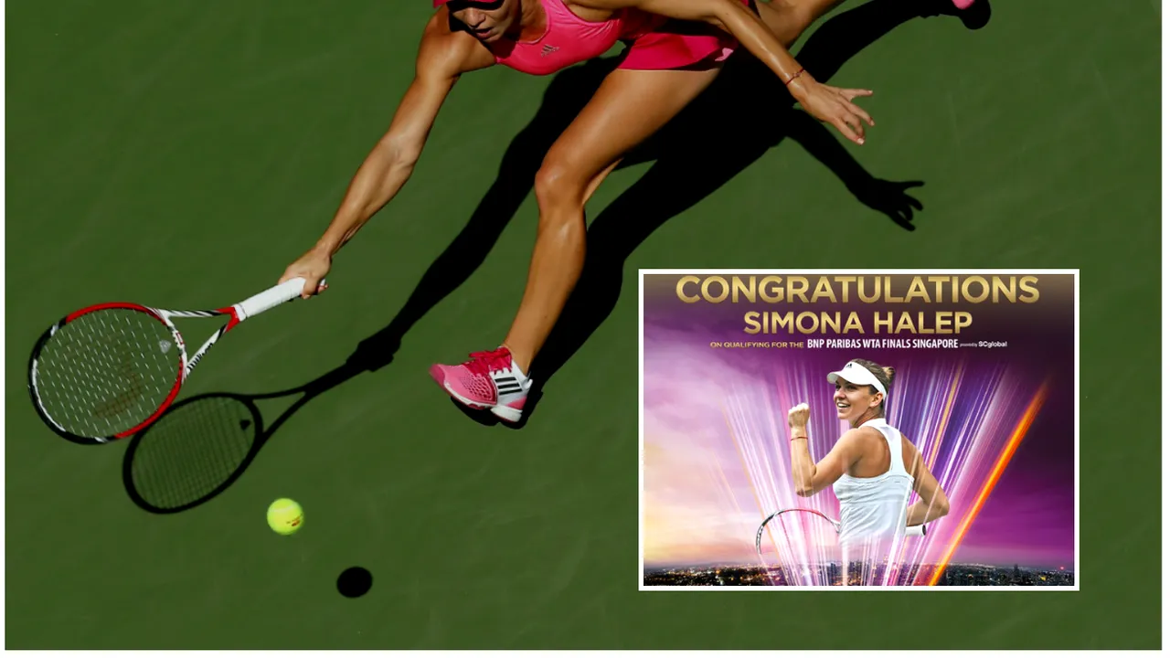 Simona Halep, felicitată de WTA pentru calificarea la Turneul Campioanelor printr-o infografie specială: 61.849 de kilometri parcurși și 6 rezultate de pus în ramă
