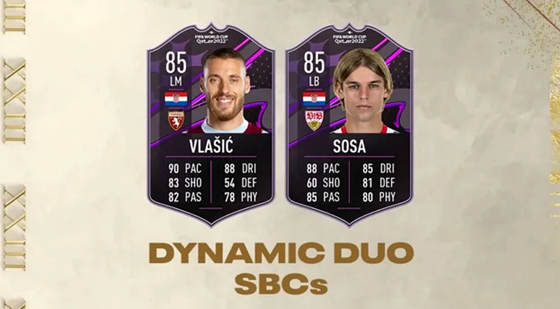Dynamic Duo SBC, seria care face furori în modul Ultimate Team din FIFA 23. Ce carduri pot obține gamerii
