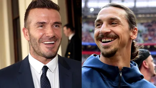 Reacția lui David Beckham după ce a câștigat pariul cu Ibrahimovic: 