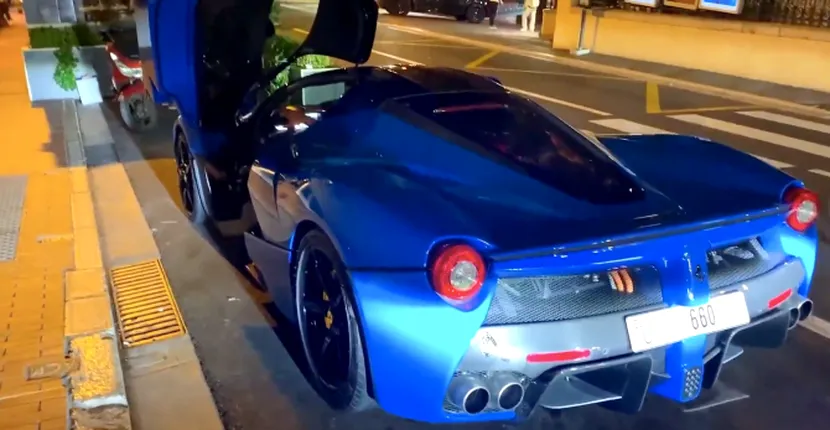 Un valet a accidentat un Ferrari de 3 milioane de lire sterline, în fața proprietarului său, în Monaco