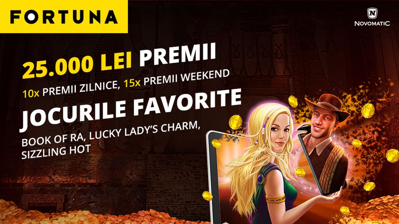 (P) Magie și multe premii cu noile jocuri Novomatic, în Casino efortuna