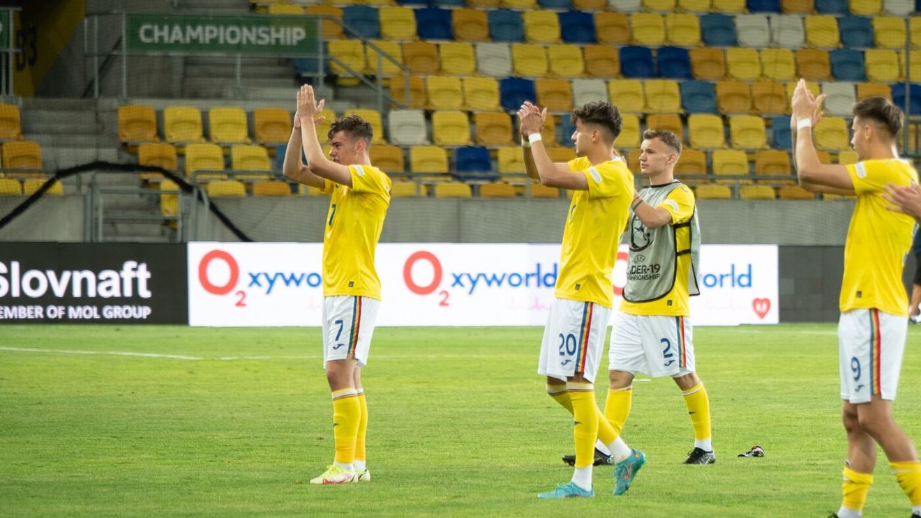 Cine transmite la TV România U19 - Slovacia U19, meciul decisiv din faza grupelor a Campionatului European