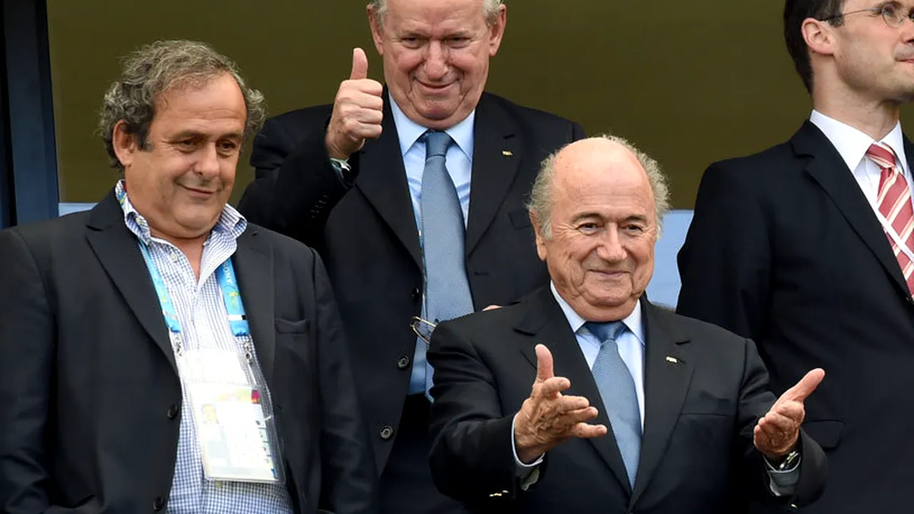 Blatter și Platini ar putea fi suspendați de Comisia de Etică a FIFA