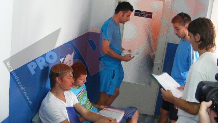 FOTO** Jucătorii Pandurilor au efectuat vizita medicală! "Ne vom lupta pentru un loc de cupă europeană