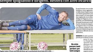 "Personajul"! Corriere dello Sport: "Este românul Romei". Bogdan Lobonț a impresionat și noua conducere a echipei giallorossa și începe un nou sezon în echipa creionată de Eusebio Di Francesco