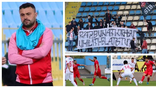 Eugen Beza, luat la țintă de suporterii sibieni: ”Răzbunați orașu', umiliți blatistu'!” Fostul antrenor de la FC Hermannstadt: ”Iudeii rămân iudei!”