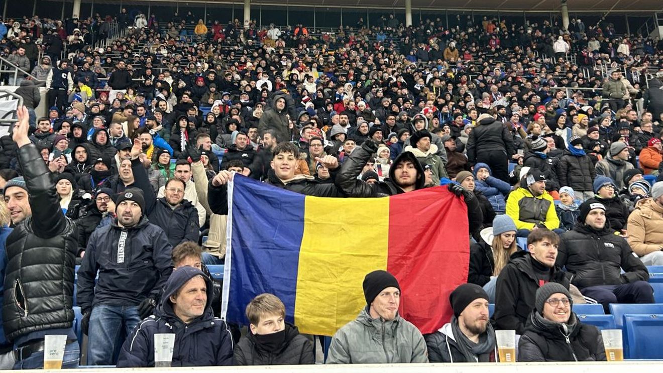 Imagini senzaționale din tribune! Cum a fost pe stadionul din Sinsheim, la Hoffenheim - FCSB 0-0