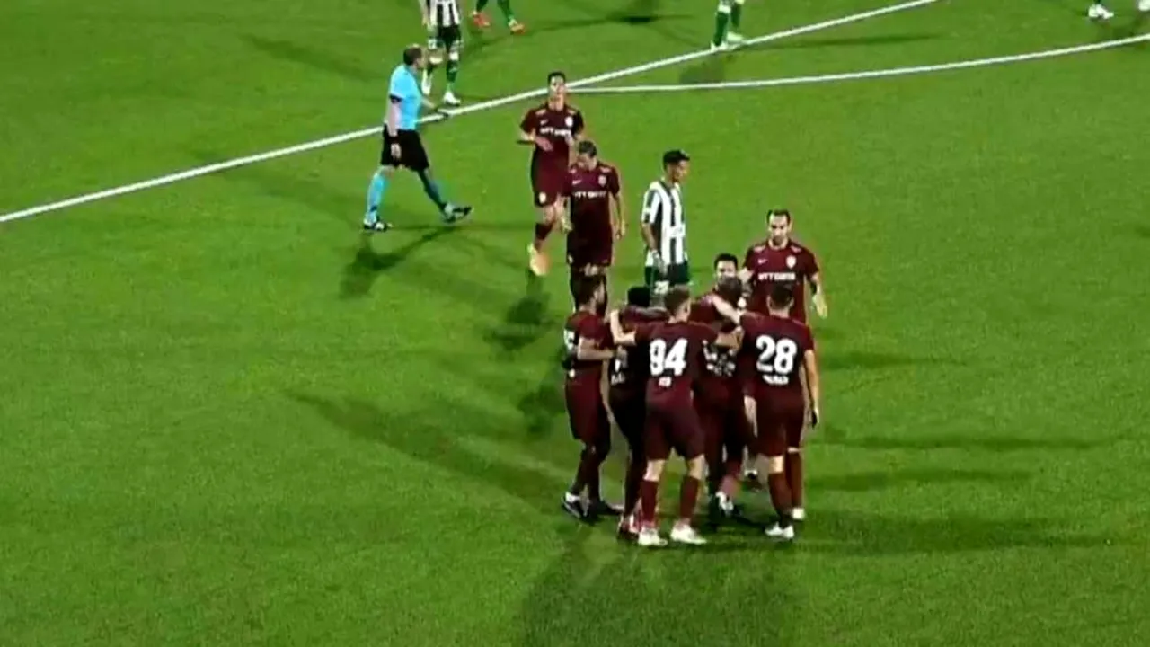 Floriana – CFR Cluj 0-2. Campioana României a tremurat pentru calificare, iar acum se pregătește de marele meci cu Dinamo Zagreb | VIDEO