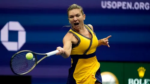 Simona Halep a jucat cu capul în turul 2 la US Open! Statistică incredibilă: a alergat mai puțin decât adversara