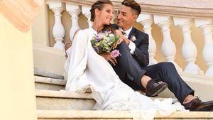 FOTO | Karolina Pliskova s-a măritat. Primele imagini cu sportiva în rochie de mireasă