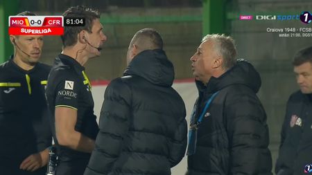 Faza controversată la care Dan Petrescu „a luat foc”! Arbitrul a refuzat să dea un penalty pentru CFR Cluj, chiar dacă pe reluări contactul a fost evident