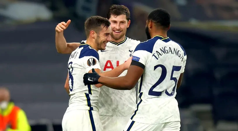 FABULOS! Tottenham a marcat golul sezonului cu Ludogoreț! Românii Keșeru, Moți și Dragoș Grigore au văzut din teren minunea lui Harry Winks | VIDEO