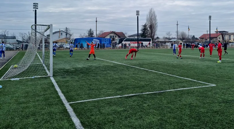 Corigenți la penalty-uri! Poli Iași a învins Bucovina Rădăuți într-un meci amical în care elevii lui Costel Enache au ratat două lovituri de pedeapsă
