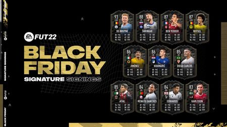 Promoția Black Friday din FIFA 22 a oferit o mulțime de carduri interesante în Ultimate Team