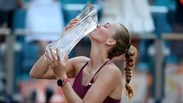 Petra Kvitova, coșmarul româncelor! Cehoaica a egalat-o pe Simona Halep la numărul de titluri WTA 1000 după triumful de la Miami! Ce a declarat după finala fantastică împotriva Elenei Rybakina