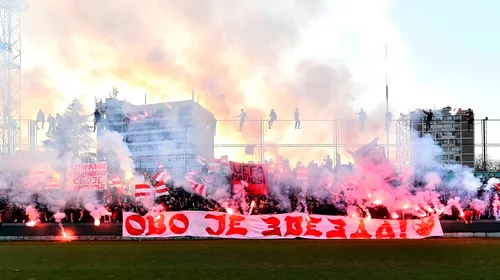 Nebunie cu torțe și fumigene la Belgrad! Mii de oameni au făcut un show fantastic la antrenamentul celor de la Steaua Roșie, după egalul cu AC Milan, din Europa League: „Campionii!” | FOTO & VIDEO