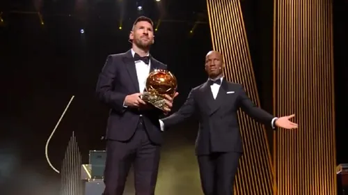 Lionel Messi a câștigat pentru a opta oară în carieră Balonul de Aur! Cum a arătat podiumul | VIDEO