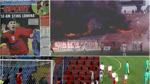 Cinci momente care au rămas în istoria „Unicului Derby”. De la semne obscene adresate lui Ceaușescu, la incendiul din ’97. Dinamo – Steaua, episodul 160, de la 20:30